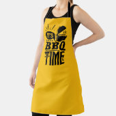 Tablier Art de mot de temps de BBQ cool  (Insitu)