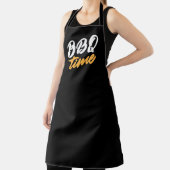 Tablier Art de mots de temps de BBQ cool gril (Insitu)