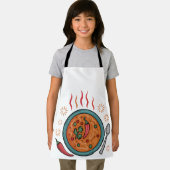 Tablier Art de nourriture au curry épicé chaud (Insitu)