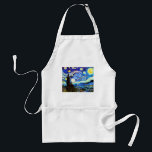Tablier Art de nuit Van Gogh Starry<br><div class="desc">Starry Night,  art de Vincent van Gogh.</div>