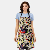 Tablier Art Deco Dancing Couples Pattern | 1920s Jazz Age  (Porté)