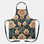 Tablier Art déco floral (Recto)