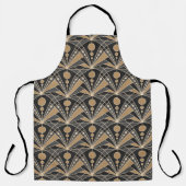 Tablier Art déco (gris foncé et sable) (Recto)