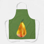 Tablier Art des fruits à poires d'or (Recto)