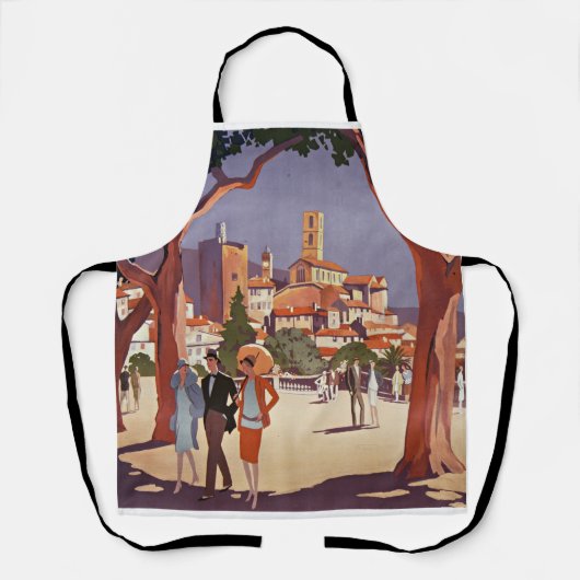 Tablier Art d'été vintage Grasse (Recto)