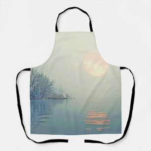 Tablier Art du matin d'hiver paisible
