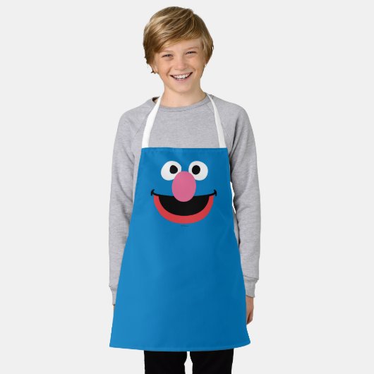 Tablier Art du visage de Grover (Porté)
