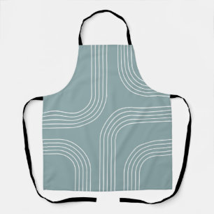 Tablier Art en ligne de style moyen siècle Abstrait