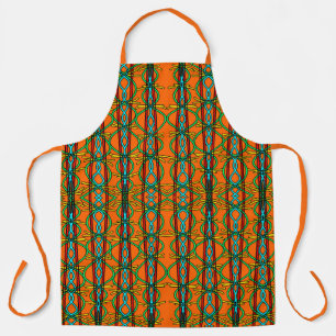 Tablier Art en ligne symétrique de style sud-ouest torsadé