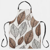 Tablier Art feuille Boho (Recto)