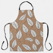 Tablier Art feuille Boho (Recto)