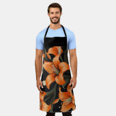 TABLIER ART FLORAL #1 (Porté)