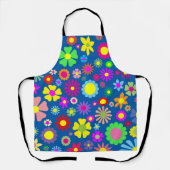 Tablier Art floral coloré (Recto)