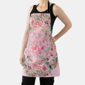 Tablier Art Floral, Fleurs Roses, Wreath Floral Rose (Insitu)