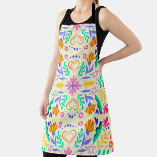 Tablier Art Floral Mexicain