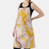 Tablier Art fluide : texture abstraite irisée. (Insitu)