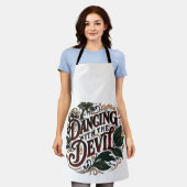 Tablier Art gothique Dansant avec le diable (Porté)