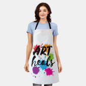 Tablier Art Heals Art Therapist (Porté)