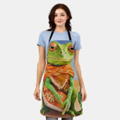 Tablier Art Lizard de famille (Porté)