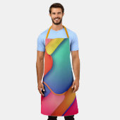 Tablier Art moderne, Dplis de couleurs (Porté)