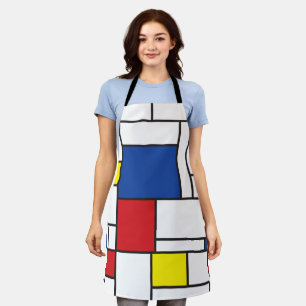 Tablier Art Moderne Géométrique Minimaliste De Stijl Mondr