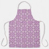 Tablier Art Motif Abstrait de conception de fleurs d'orchi (Recto)