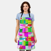 Tablier Art Motif coloré (Porté)