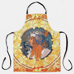 Tablier Art Nouveau Automne-2 Tout-En-Plan