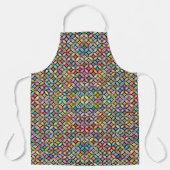 Tablier Art Nouveau coloré Floral (Recto)