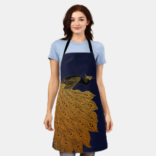 Tablier Art Nouveau Peacock Will Bradley