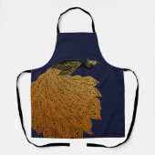 Tablier Art Nouveau Peacock Will Bradley (Recto)