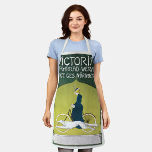 Tablier Art Nouveau vintage, Victoria Fahrrad Werke, Rehm