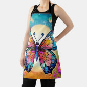 Tablier Art papillon floral (Insitu)