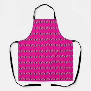 Tablier Art papillon folklorique moderne vibrant personnal