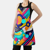 Tablier Art Pop Abstrait Vibrant (Insitu)
