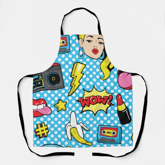 Tablier art pop moderne (Recto)