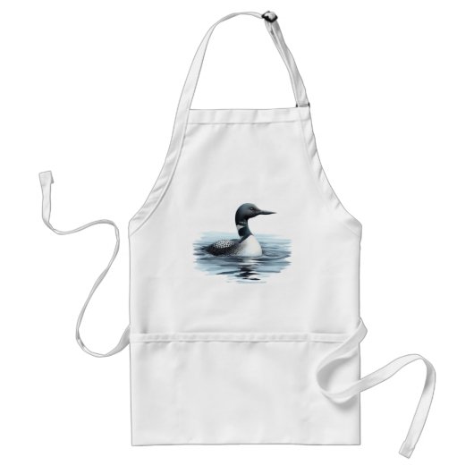 Tablier Art sauvage Apron d'oiseaux de Loin commun (Devant)