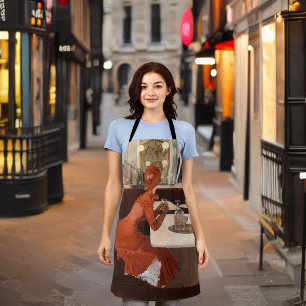 Tablier Art vintage - Dans le Café - Fernand Lungren