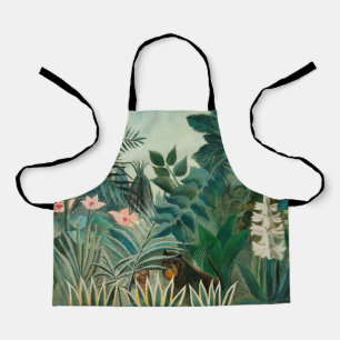 Tablier Art vintage La Jungle équatoriale (1909)