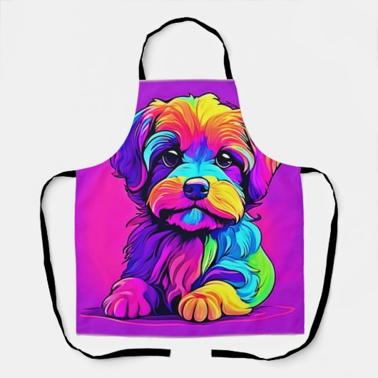 Tablier Artefacts Rainbow Puppy (Recto)