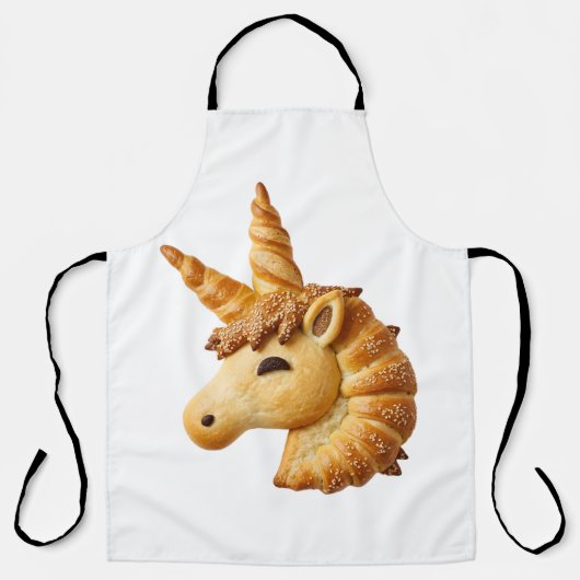Tablier Artisan Braided Bread Unicorn Head Sculpture (Recto)