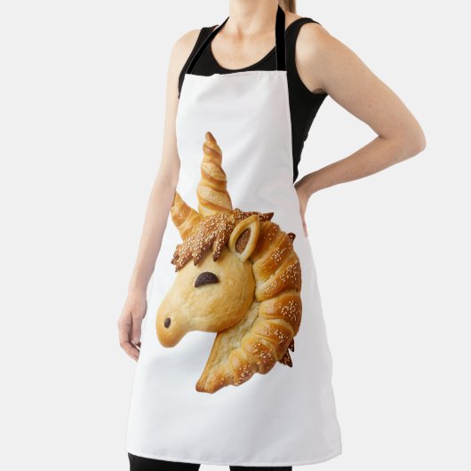 Tablier Artisan Braided Bread Unicorn Head Sculpture (Insitu)