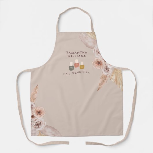 Tablier Artisan Elegance Nail Artiste Apron (Recto)