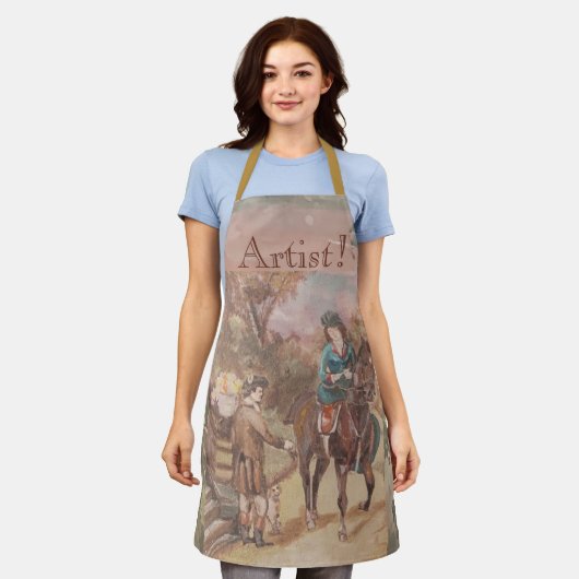 Tablier artiste ! (Porté)