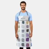 Tablier Artiste aquarelle personnalisée (Porté)