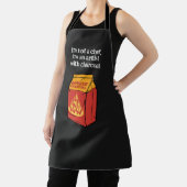 Tablier Artiste du charbon de barbecue amusant (Insitu)