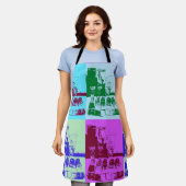 Tablier Artiste palette pop art (Porté)