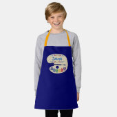 Tablier Artistes Palette Enfants Peinture Smock Apron (Porté)