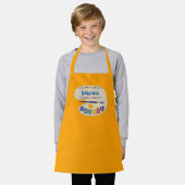 Tablier Artistes Palette Enfants Peinture Smock Apron (Porté)