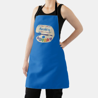 Tablier Artistes Palette Peintres Smock